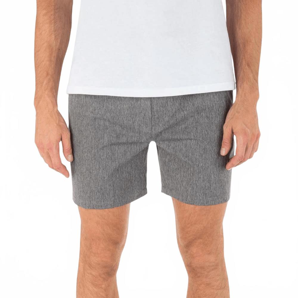NEW HURLEY phantom 18 walkshort in black heather